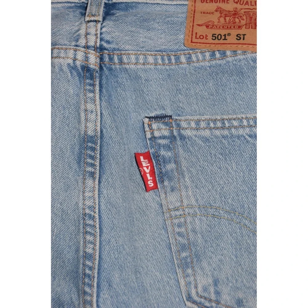 Levis 501 Jeans Mens 30x32 Slim Taper Big Tab Medium Wash Premium Button Fly XX